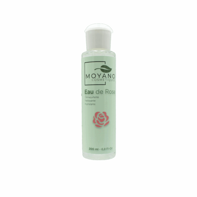 Eau de rose nettoyante et hydratante (200 ml) Flacon pompe