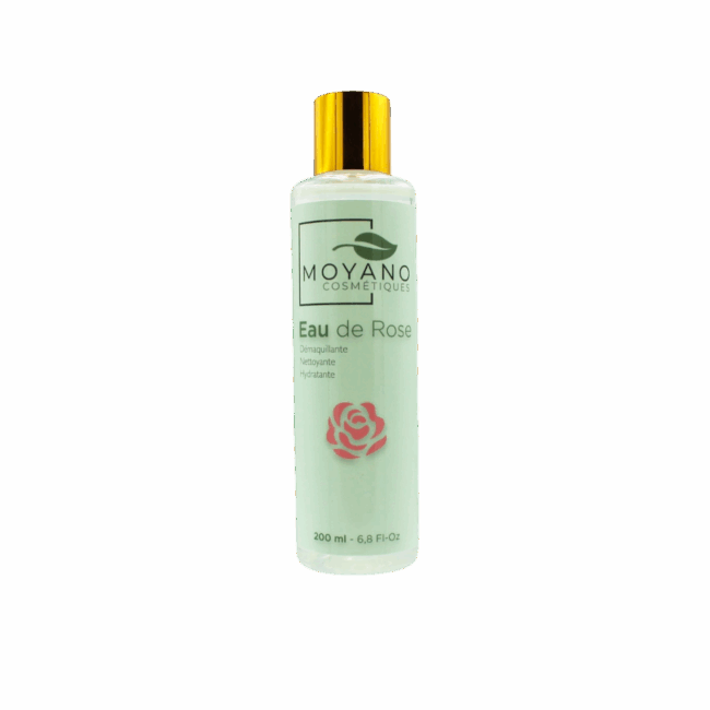 Eau de rose nettoyante et hydratante (200 ml) Disc top