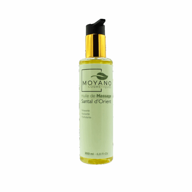 Huile de massage au Santal d'Orient (200 ml)
