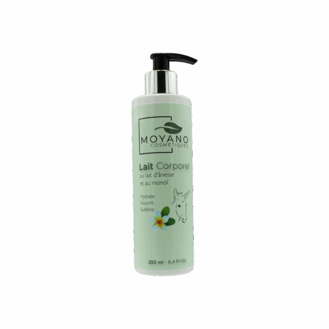 Lait corporel au lait d'ânesse Bio et monoï  250 ml