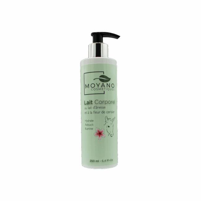 Lait corporel au lait d'ânesse Bio et à la fleur de cerisier (250 ml)