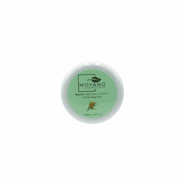 Baume réparateur intensif à l'huile d'argan bio (200 ml)